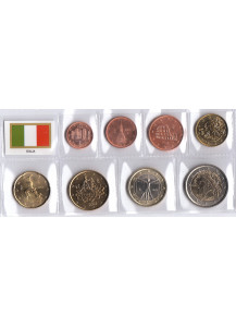 ITALIA Serie completa 8 monete con date miste